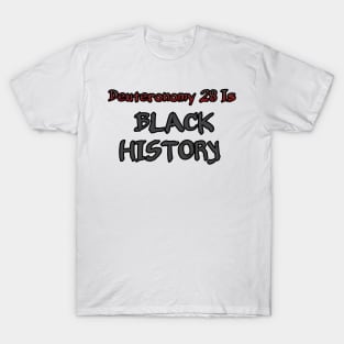 Deuteronomy 28 is black history T-Shirt